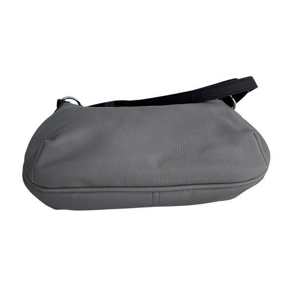 New Taupe Brown Faux Leather Crossbody Bag Adjustable Strap Stylish & Versatile - Picture 6 of 8